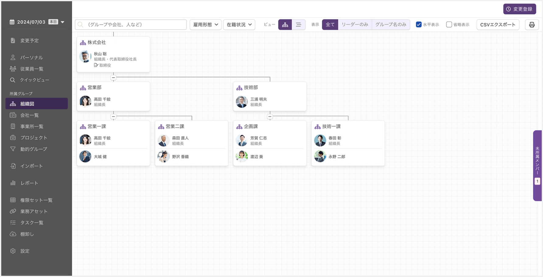 現在の画面イメージ