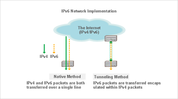 IPv6 Native Access Environment and IPv6 Tunneling Access Environmen IPv6 Native Access Environment and IPv6 Tunneling Access Environmen
