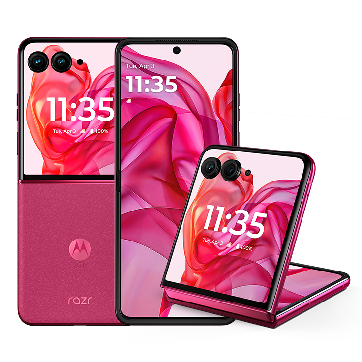 motorola razr 50 ultra<br>ホットピンク<br>(IIJmio限定カラー/数量限定)